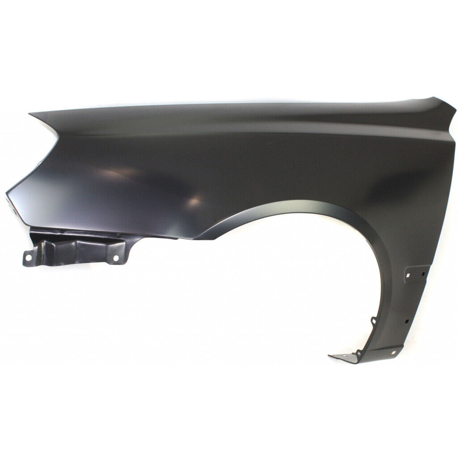 HY1240131 hyundai accent 2006 front left fender with rocker moulding hole hy1240131 3