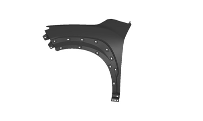 HYUNDAI KONA 2018-2023 — FENDER LH; STEEL; KONA 2018-2023 CAPA