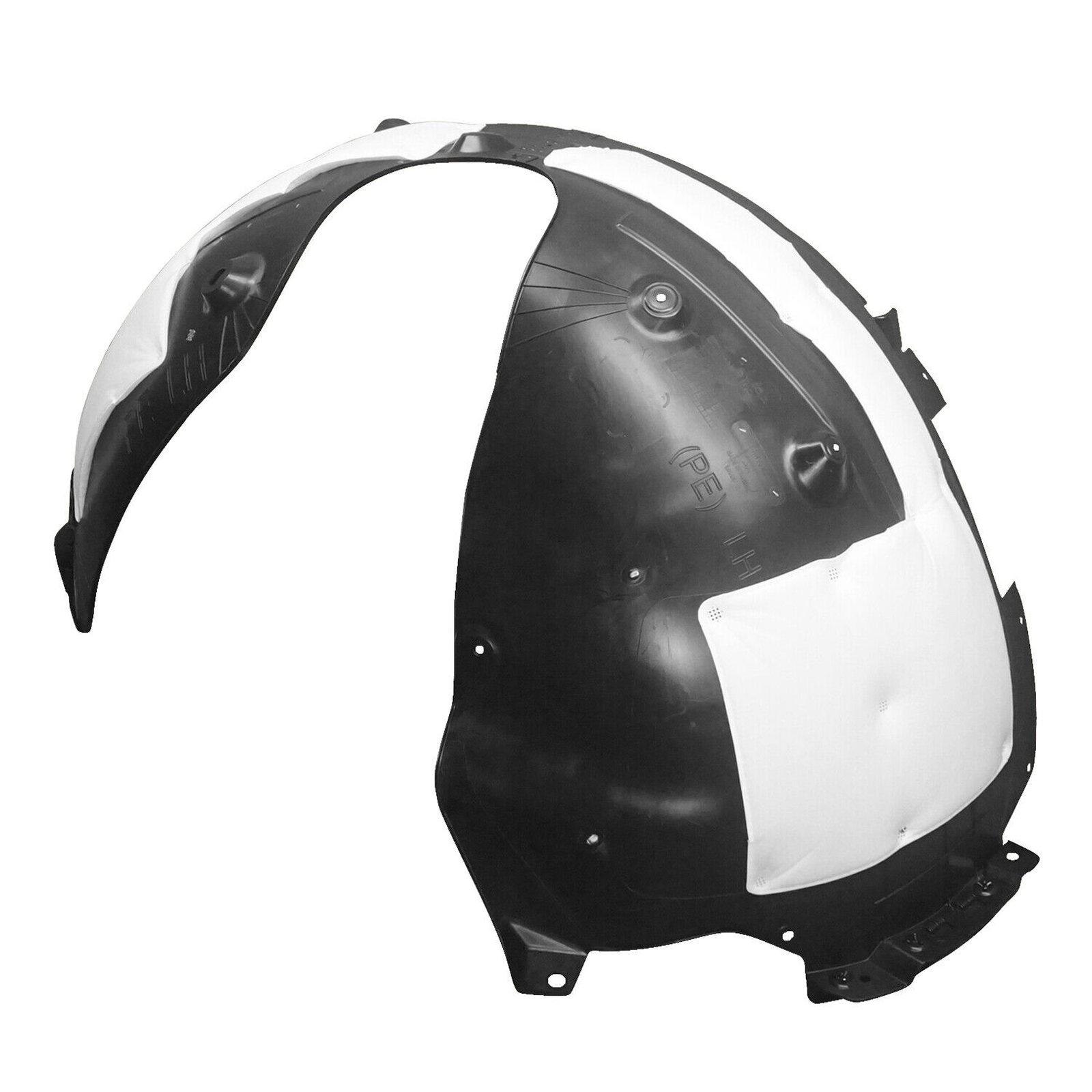HY1248188 hyundai santa fe 2021 2023 front left fender liner hy1248188 1