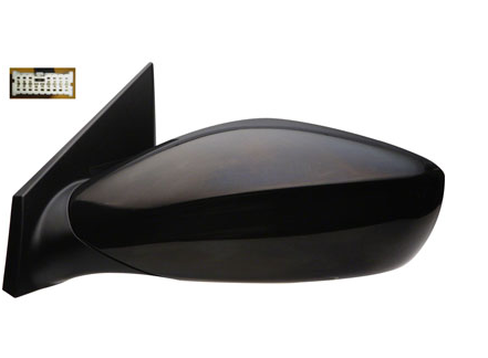 HYUNDAI SONATA 2011-2014 — DOOR POWER MIRROR LH ; W/O HEATED/ TURN-SIGNAL; SONATA 2011-2013