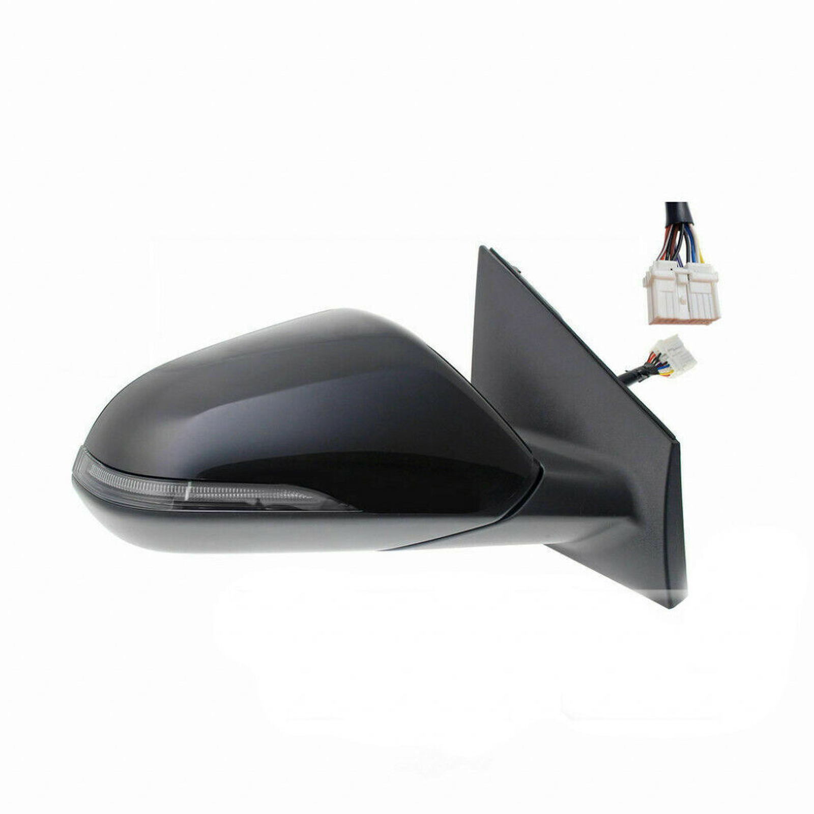 HY1321238 hyundai sonata 2018 2019 right side mirror power textured with blind spot signal 2