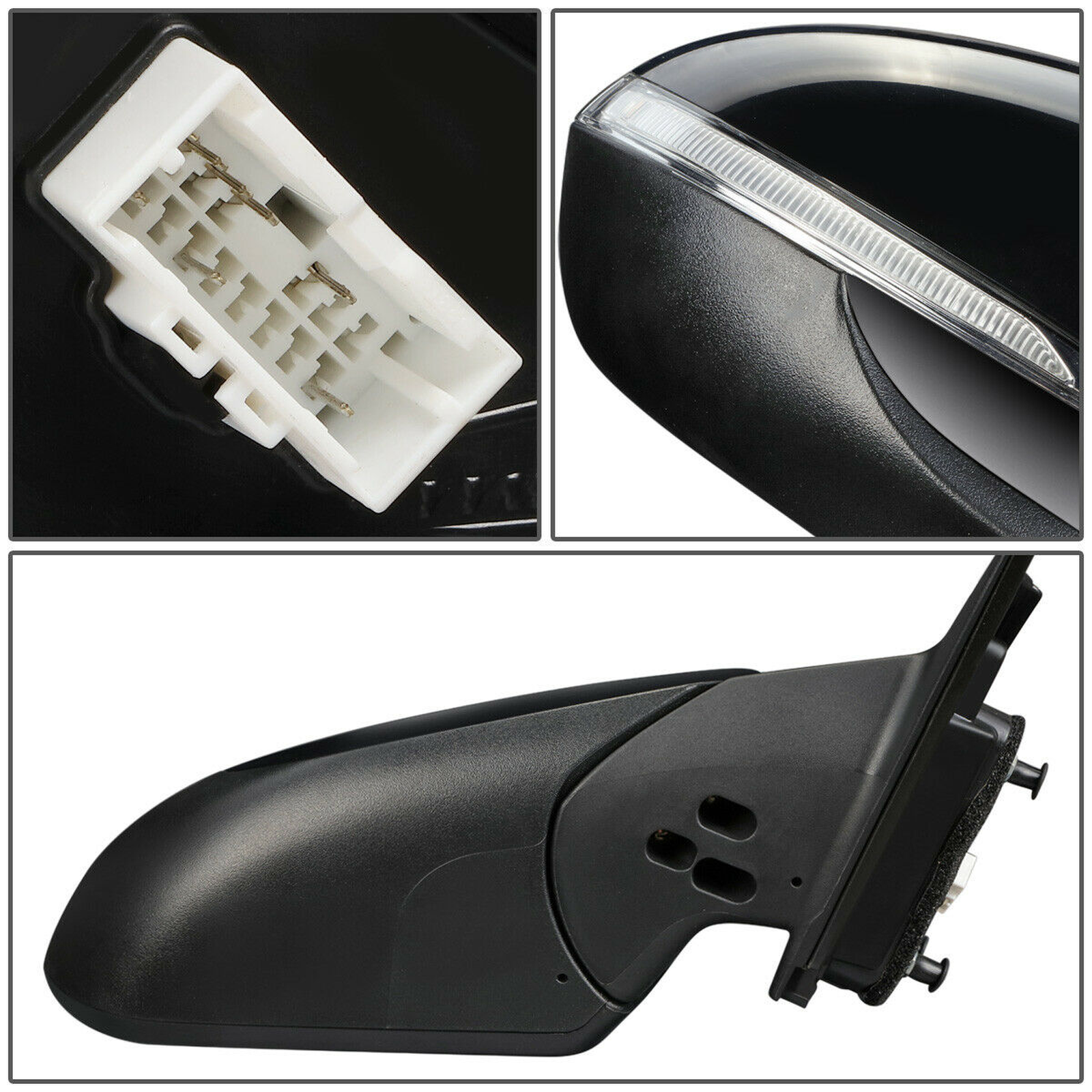 HY1321249 hyundai elantra 2018 2020 right side mirror power ptm htd with blind spot hy1321 3