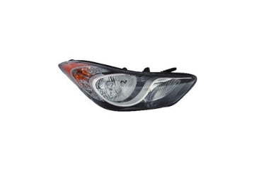 HYUNDAI ELANTRA 2011-2013 — HALOGEN HEADLIGHT RH; KOREA BUILT; W/O LED POSITION; SEDAN 2011-2013/COUPE 2013 CAPA
