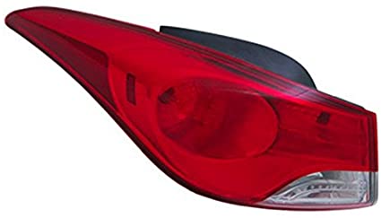 HYUNDAI ELANTRA 2011-2013 — OUTER TAIL LAMP LH; USA BUILT; SEDAN 2011-2013