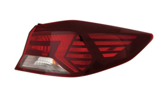 HYUNDAI ELANTRA 2019-2020 — BULB TYRE OUTER TAIL LIGHT RH; USA BUILT; SEDAN 2019-2020 CAPA