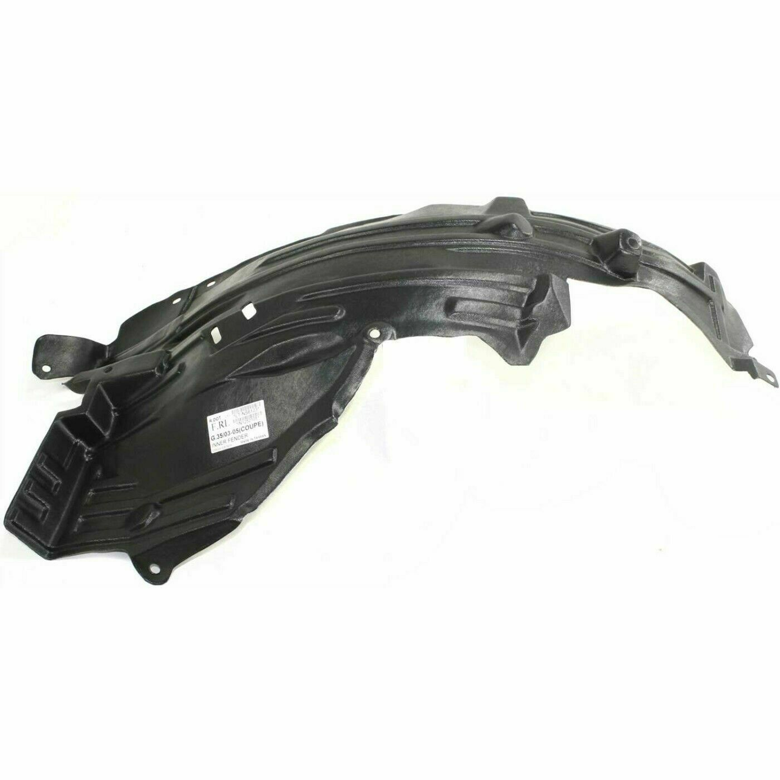 IN1250105 infiniti g35 2003 2007 front left fender liner rear section in1250105 3