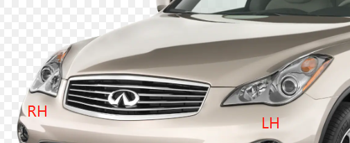 INFINITI EX35 2008-2013 — HID HEAD LIGHT LH; EX35 2010-2012; EX37 2013; QX50 2014-2017