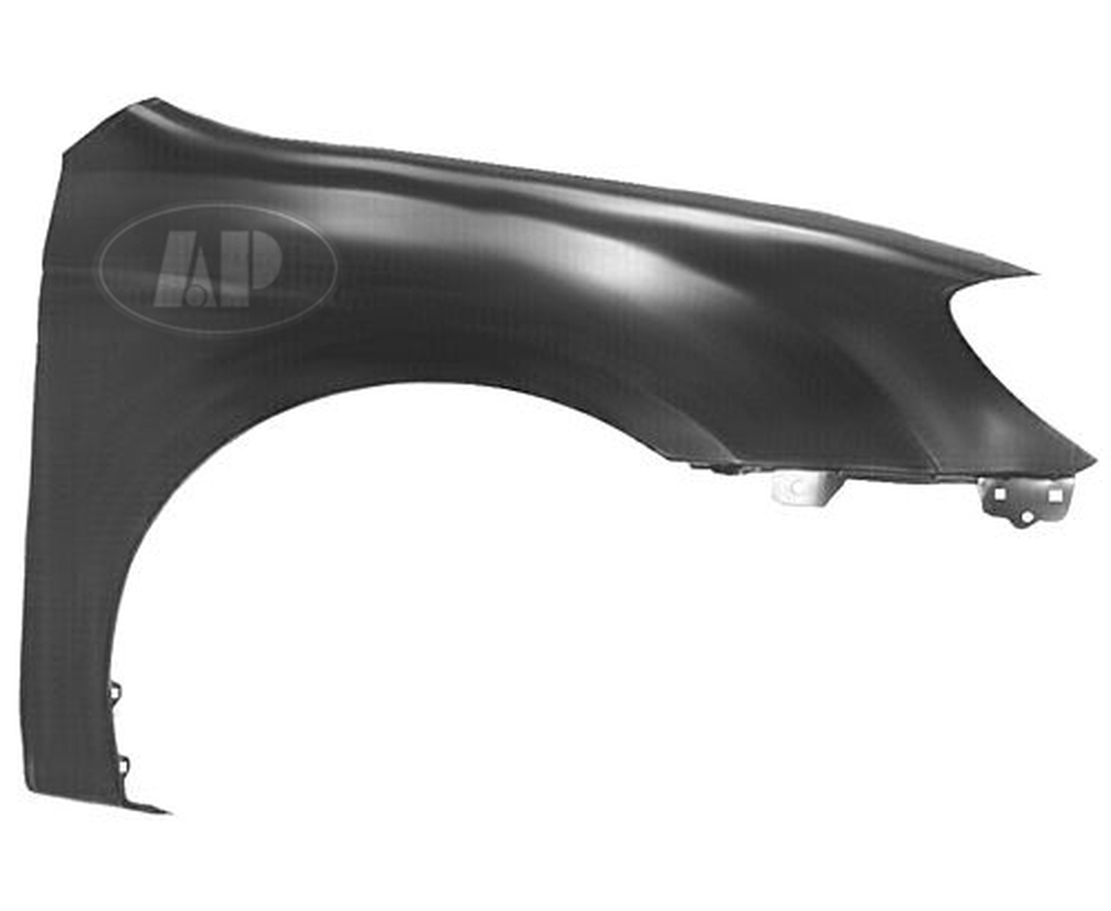 KI1241118 kia spectra 2004 2009 front right fender without side moulding hole ki1241118 1