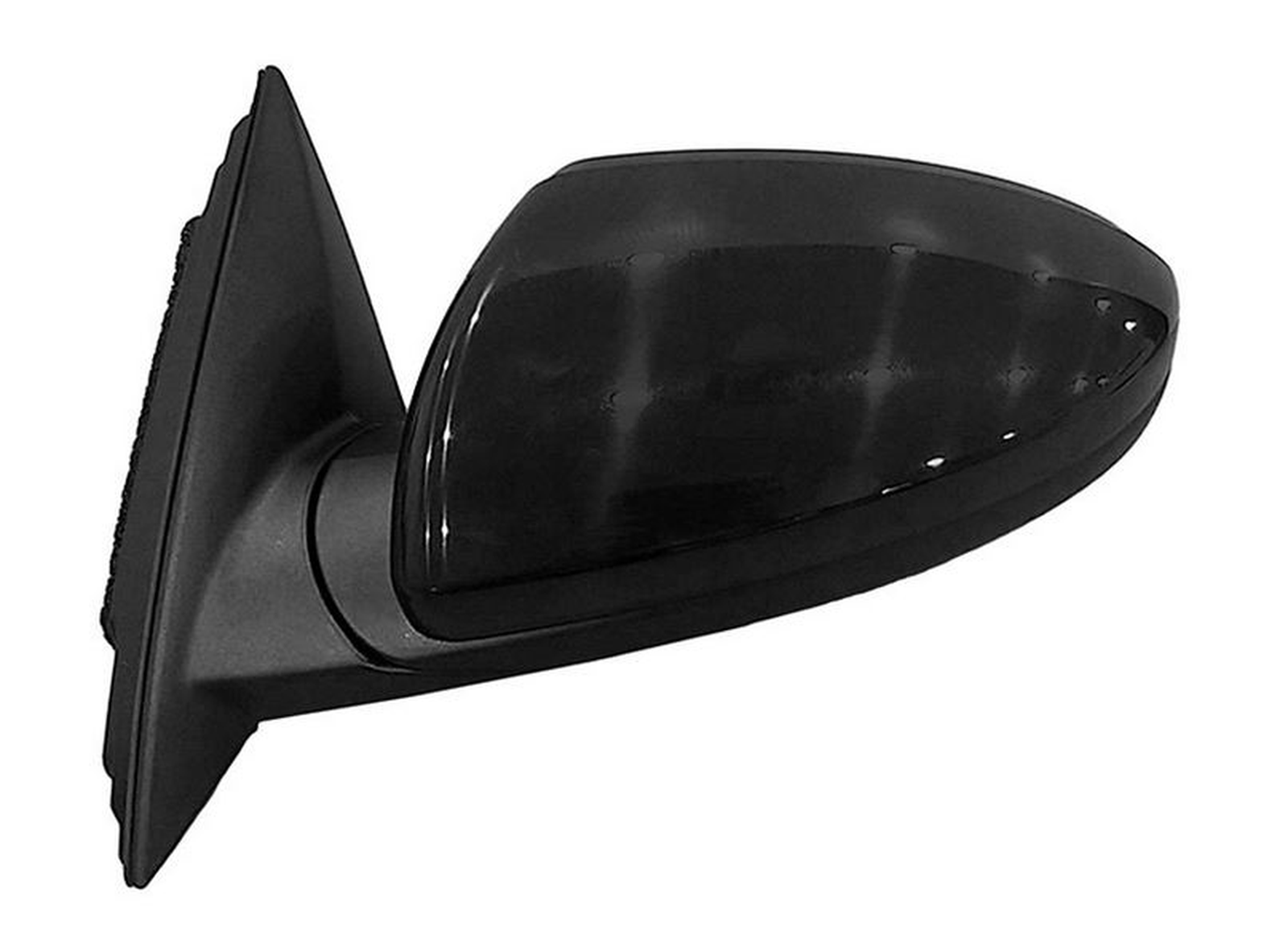 KI1320225 kia forte 2019 2020 left side mirror power htd gloss black with blind spot ki132 1