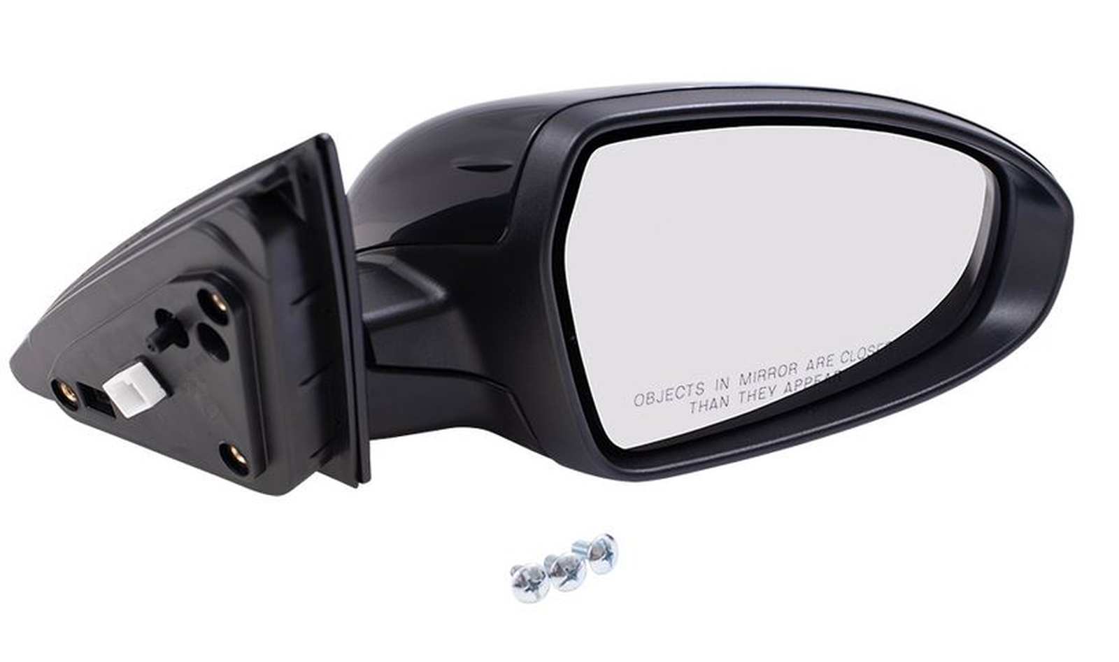 KI1321227 kia forte 2019 2022 right side mirror power htd gloss black with signal ki132122 1