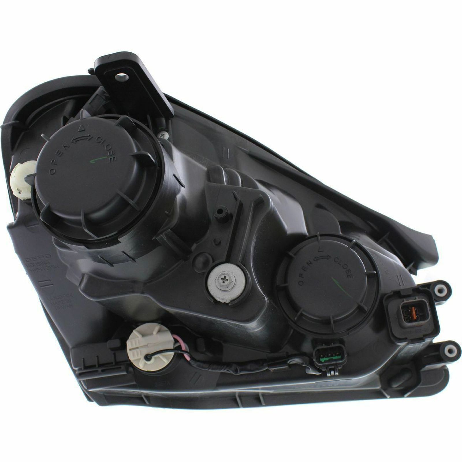 KI2502137 kia optima 2007 2008 left headlight with black insert with appearance pkg hq ki2 4