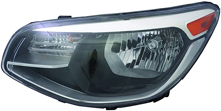 KIA SOUL 2014-2019 — HALOGEN HEADLIGHT LH; NON-PROJECTION; SOUL 2014-2019