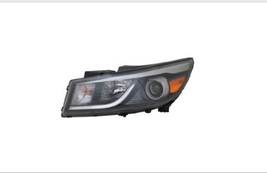 KIA SEDONA 2015-2021 — HALOGEN HEADLIGHT LH; W/O LED POSITION; SEDONA 2015-2018