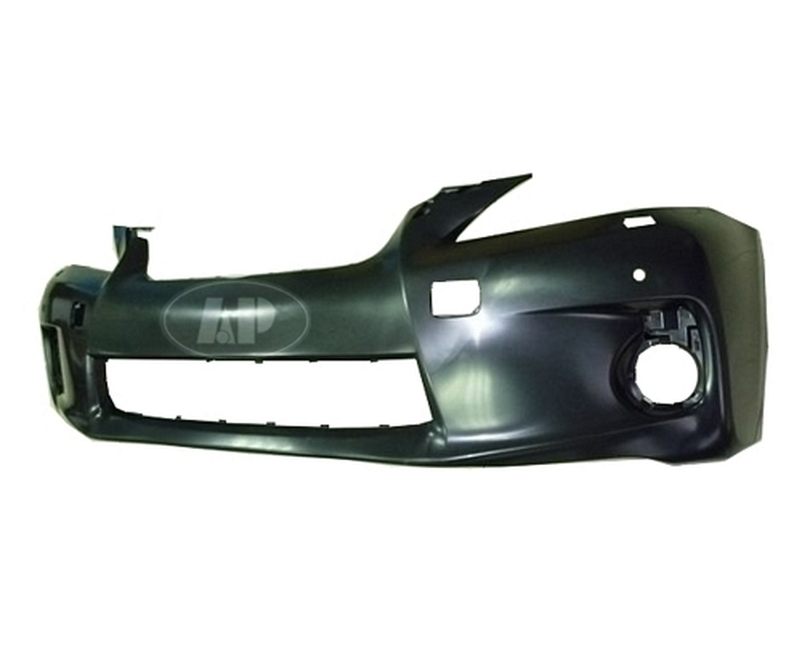 LX1000214 lexus ct200h 2011 2013 bumper front primed without sensor with washer hole witho 1