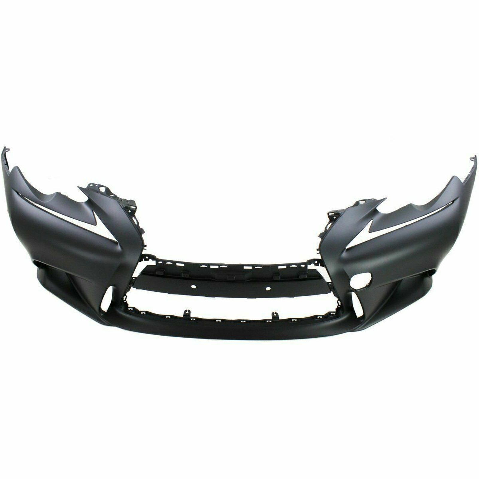LX1000261 lexus is350 2014 2016 bumper front primed black with f sport without head lamp w 4