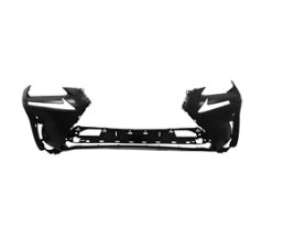 LEXUS NX300 2018-2021 — FRONT BUMPER PRIMED; W/ SENSORS; W/O WASHERS & F-SPORT; NX300/NX300H 2018-2021 CAPA