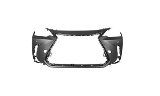 LEXUS NX350/H 2022-2025 — FRONT BUMPER PRIMED; N-AMERICA BUILT; W/ 4 SENSORS; W/O WASHERS & F-SPORT; NX250/350/350H/450H 2022-2024 CAPA