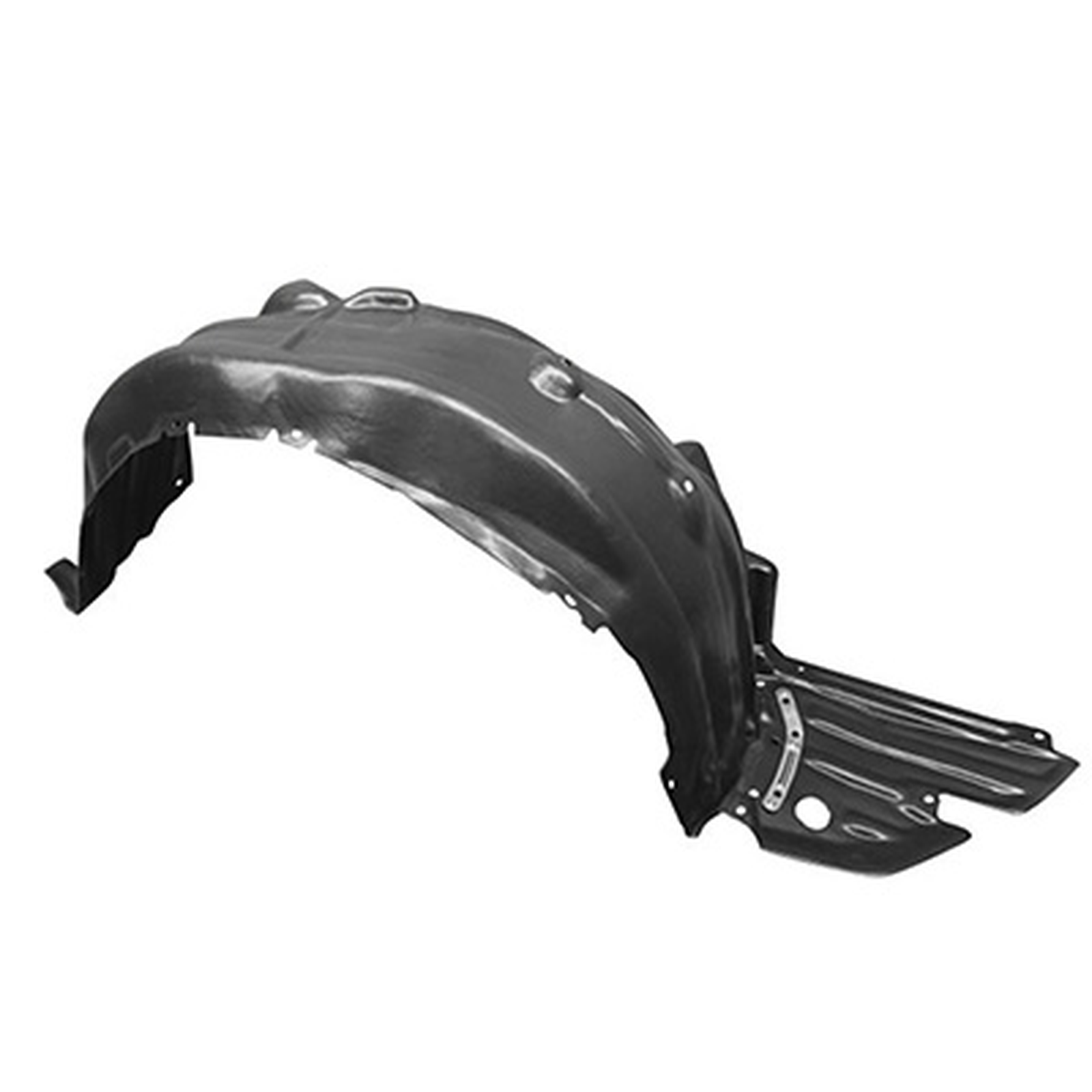 LX1249126 lexus is350 2014 2016 front right fender liner with extension sheet lx1249126 1