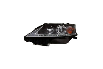 LEXUS RX350 2010-2015 — HALOGEN HEADLIGHT LH; BLACK BEZEL; CANADA BUILT; RX350 2013-2015; RX450H 2015