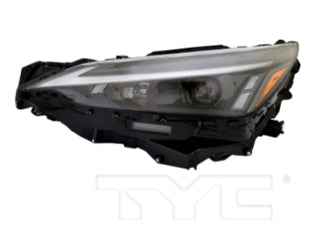 LEXUS NX350/H 2022-2025 — LED HEADLIGHT LH; W/O LOGO; N-AMERICA BUILT; SINGLE BEAM; W/O ADAPTIVE; NX250/350/350H/450H- 2022-2025 CAPA (81150F6010)