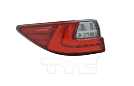 LEXUS ES300H 2013-2018 — LED OUTER TAIL LH; ES300h/ES350 2016-2018 CAPA