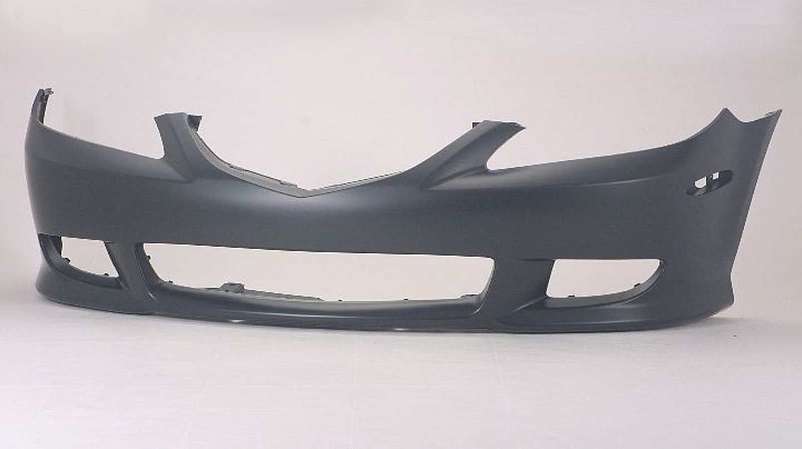 MA1000186 mazda 6 2003 2005 bumper front primed sport model with spoiler hole ma1000186 1