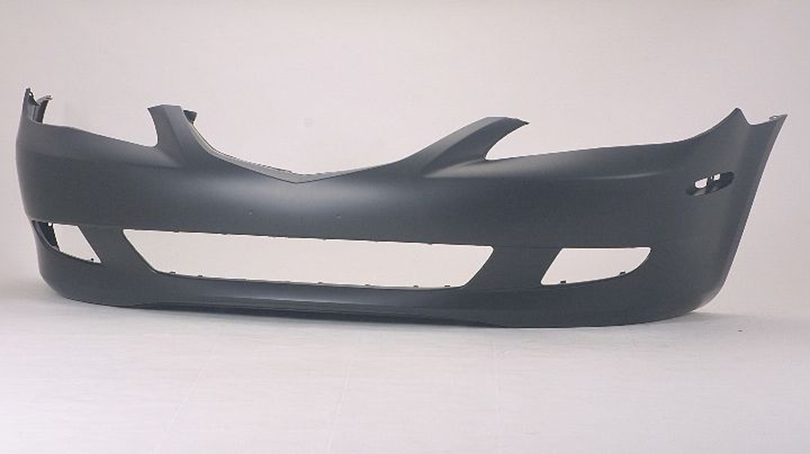MA1000187 mazda 6 2003 2005 bumper front primed standard sdn without spoiler hole ma100018 1