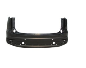 MAZDA CX 9 2016-2023 — REAR BUMPER; UPPER PRIME/LOWER TEXTURED; USE W/O HANDSFREE LIFTGATE; W/ MOLDING & SENSOR HOLES; 2016-2023 CAPA(TK5150221DBB)