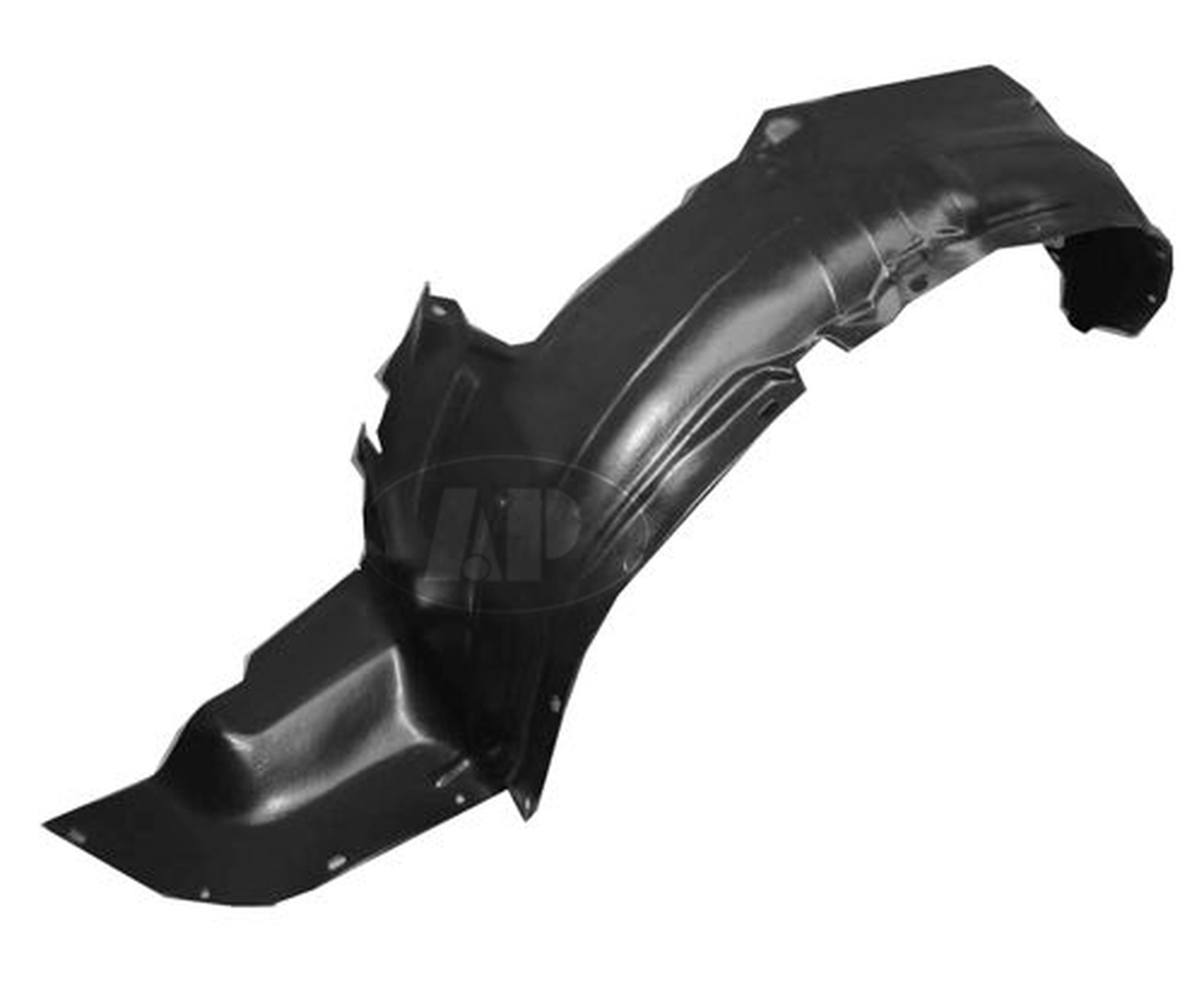 MA1248120 mazda mpv 2002 2003 front left fender liner with side moulding ma1248120 1