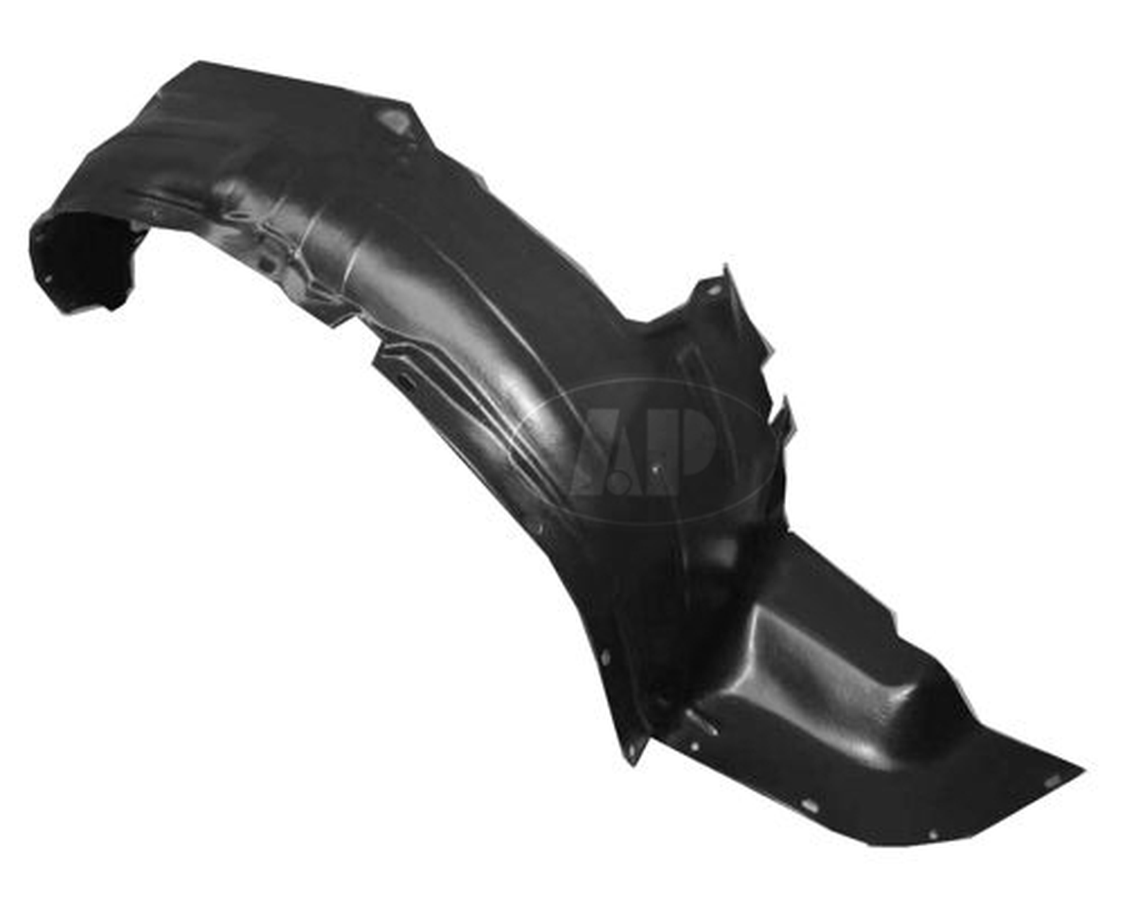 MA1249120 mazda mpv 2002 2003 front right fender liner with side moulding ma1249120 1
