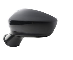 MAZDA MZ 3 2014-2016 — MIRROR LH; GLOSS BLACK; POWER/TURN SIGNAL; W/O HEATED & BSD; JAPAN BUILT; SEDAN/HBACK; 2014-2016
