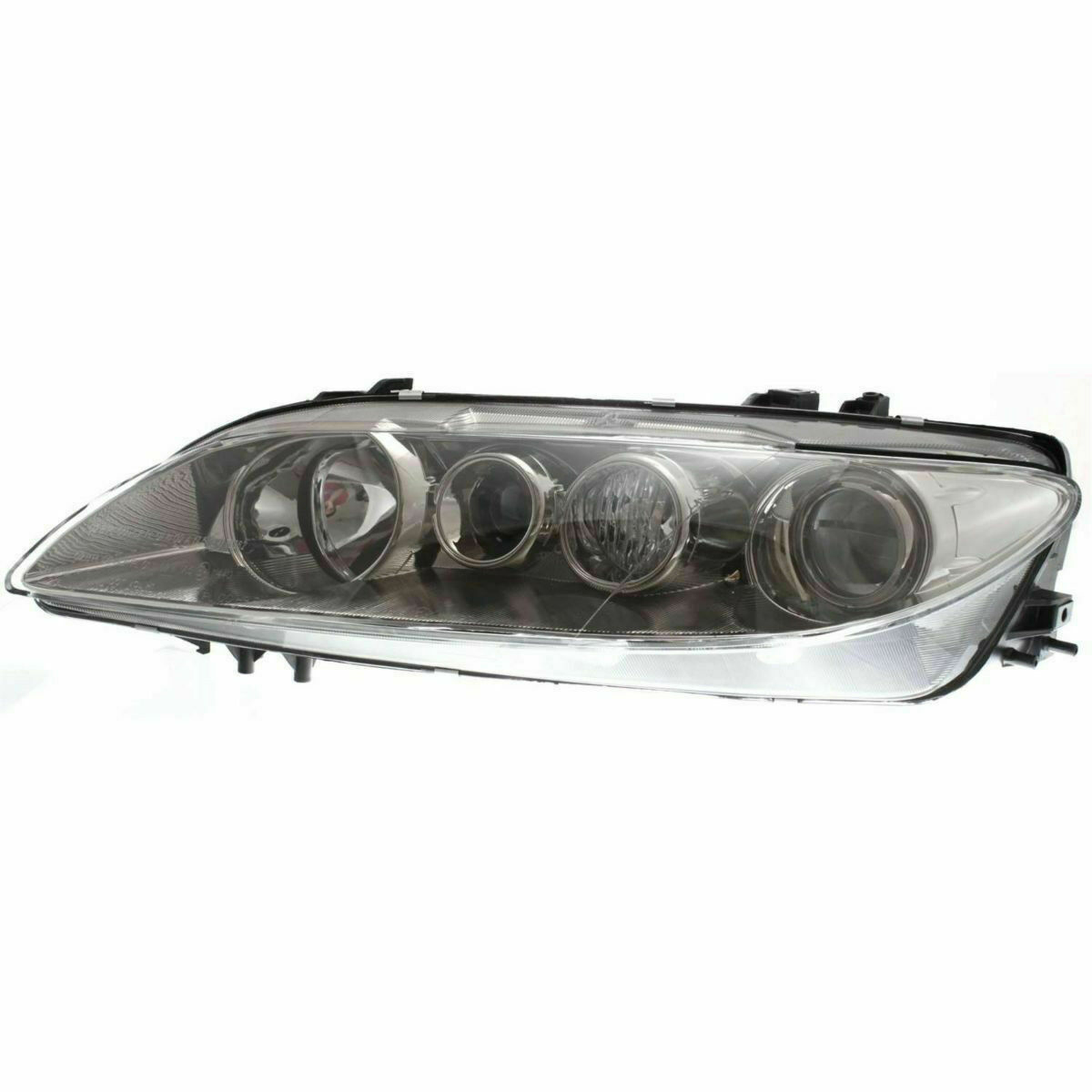 MA2502129 mazda 6 2003 2005 left headlight with fog lamp std halogen hq ma2502129 2