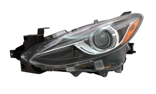 MAZDA MZ 3 2014-2016 — HID HEAD LIGHT LH; W/O AUTO LEVEL; MAZDA3/SPORT 2014-2016 CAPA