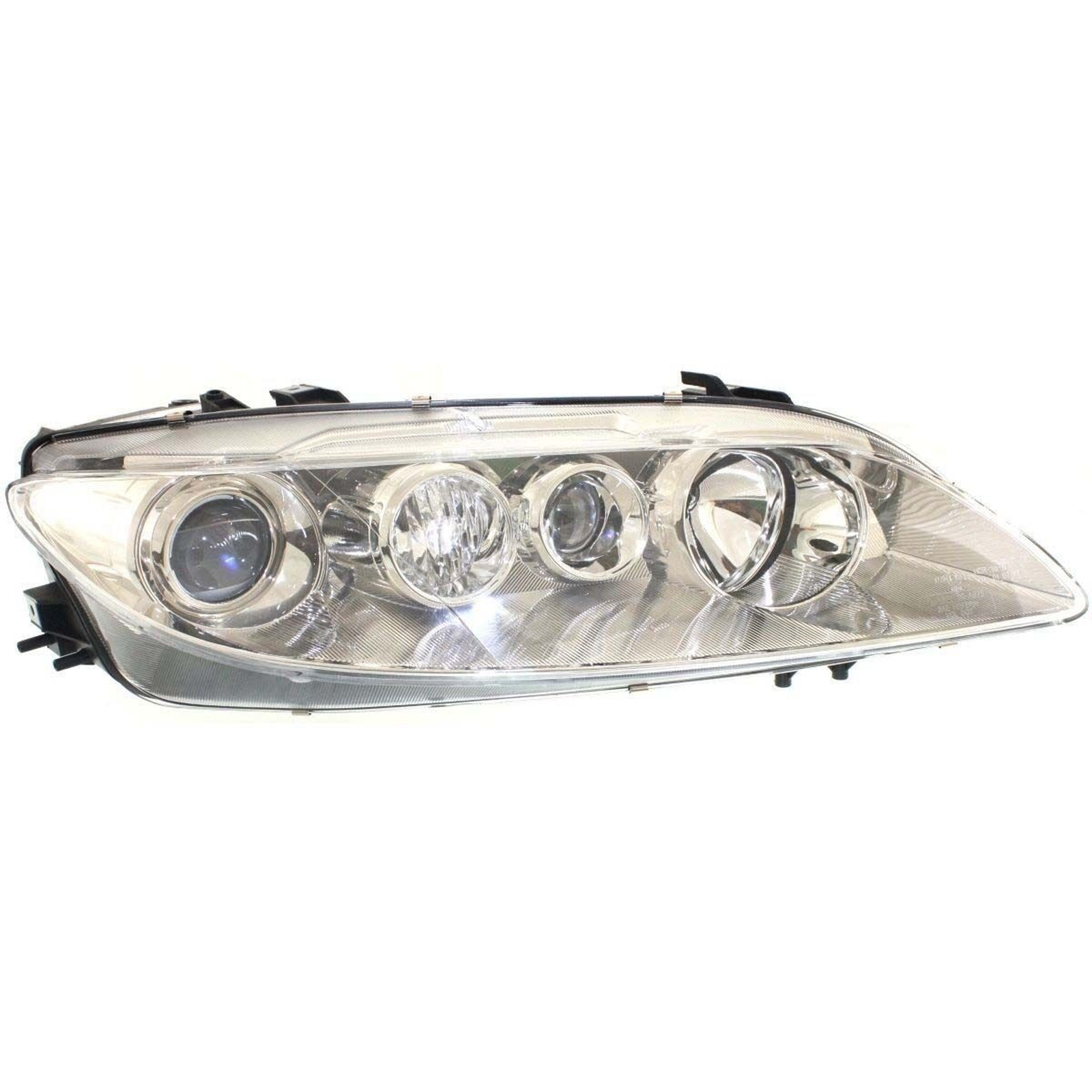 MA2503129 mazda 6 2003 2005 right headlight with fog lamp std halogen hq ma2503129 2