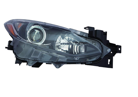MAZDA MZ 3 2014-2016 — HEAD LAMP HALOGEN RH; MAZDA 3/SPORT 2014-2016