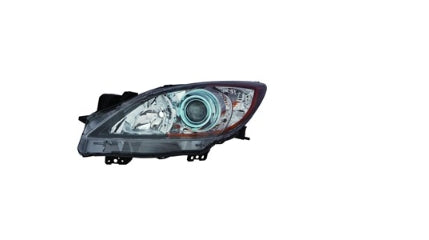 MAZDA MZ 3 2010-2013 — HALOGEN HEADLIGHT LH; W/ SKYACTIVE; MAZDA_3 2012-2013