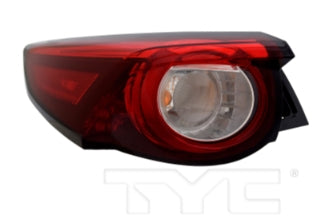 MAZDA CX 9 2016-2023 — LED OUTER TAIL LIGHT LH; W/O SIGNATURE LIGHTING; 2019-2023