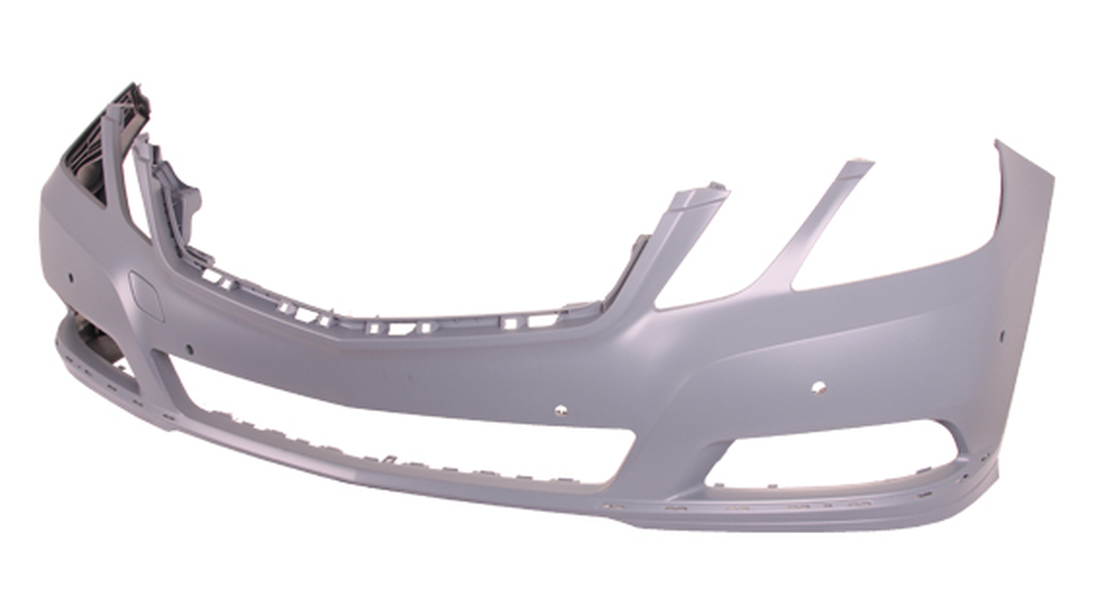 MB1000311 mercedes benz e class 2010 2013 bumper front primed with sensor without h l wash 1