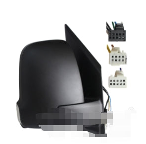 MERCEDES SPRINTER 2019-2025 — MIRROR RH; POWER/HEATED/MANUAL FOLD/TEXTURED CAP; W/O CAMERA; 15-3500/XD 2019-2022