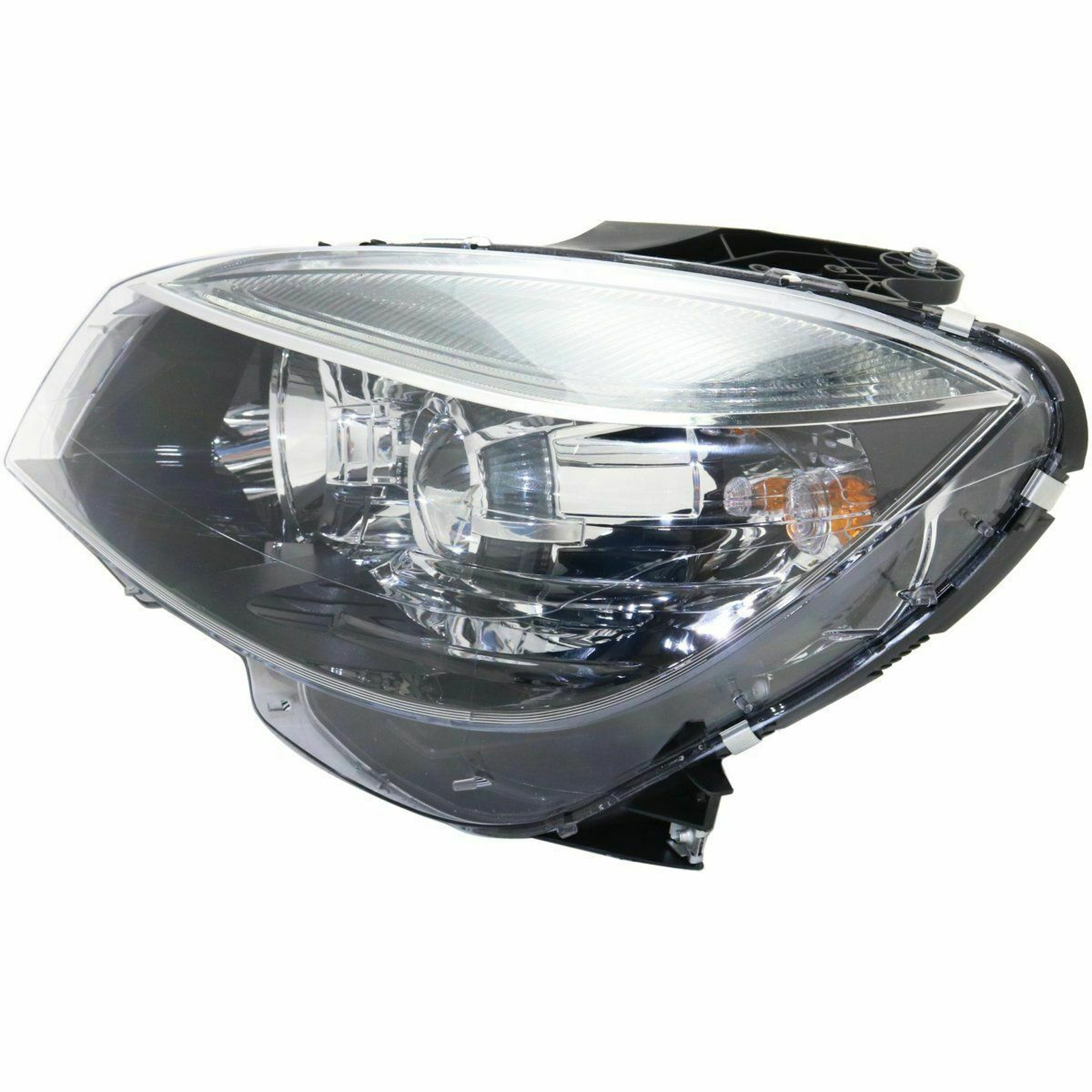 MB2502185 mercedes benz c class 2008 2011 left headlight halogen black housing hq mb250218 2