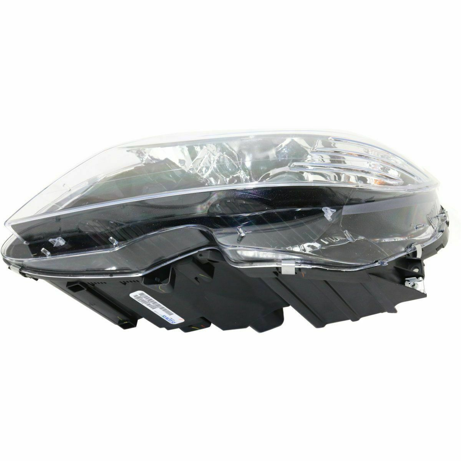 MB2502185 mercedes benz c class 2008 2011 left headlight halogen black housing hq mb250218 5