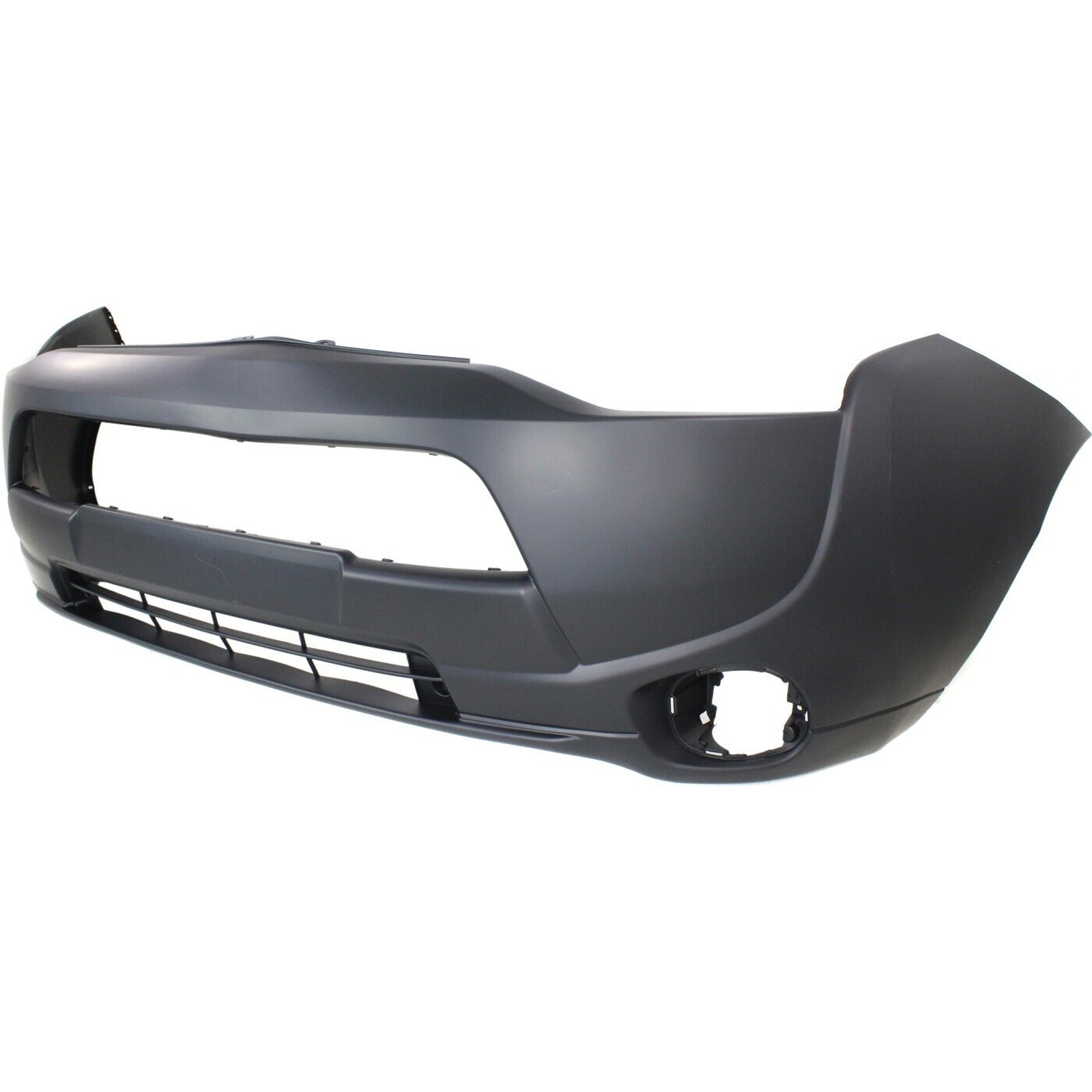 MI1000336 mitsubishi outlander 2014 2015 bumper front primed without wheel lip molding hol 2