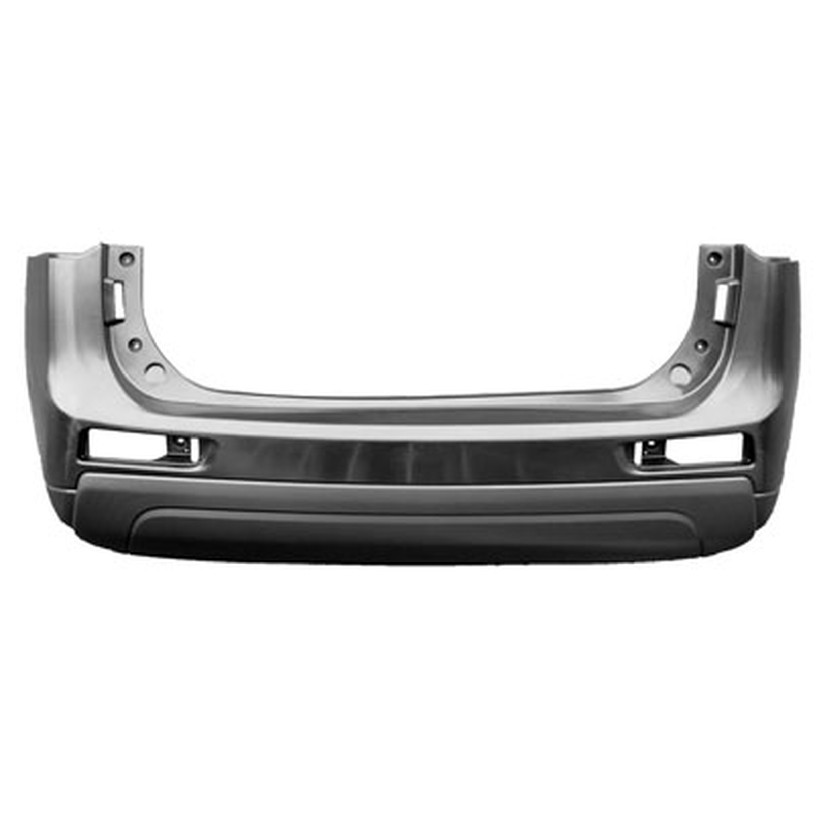 MI1100299 mitsubishi outlander 2014 2015 bumper rear textured without wheel opening mouldi 1