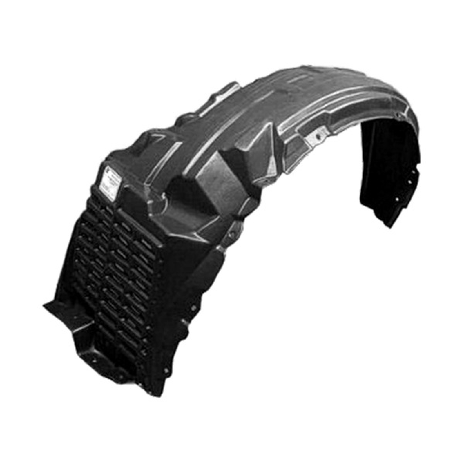 MI1248123 mitsubishi lancer evolution 2008 2015 front left fender liner evolution models m 1