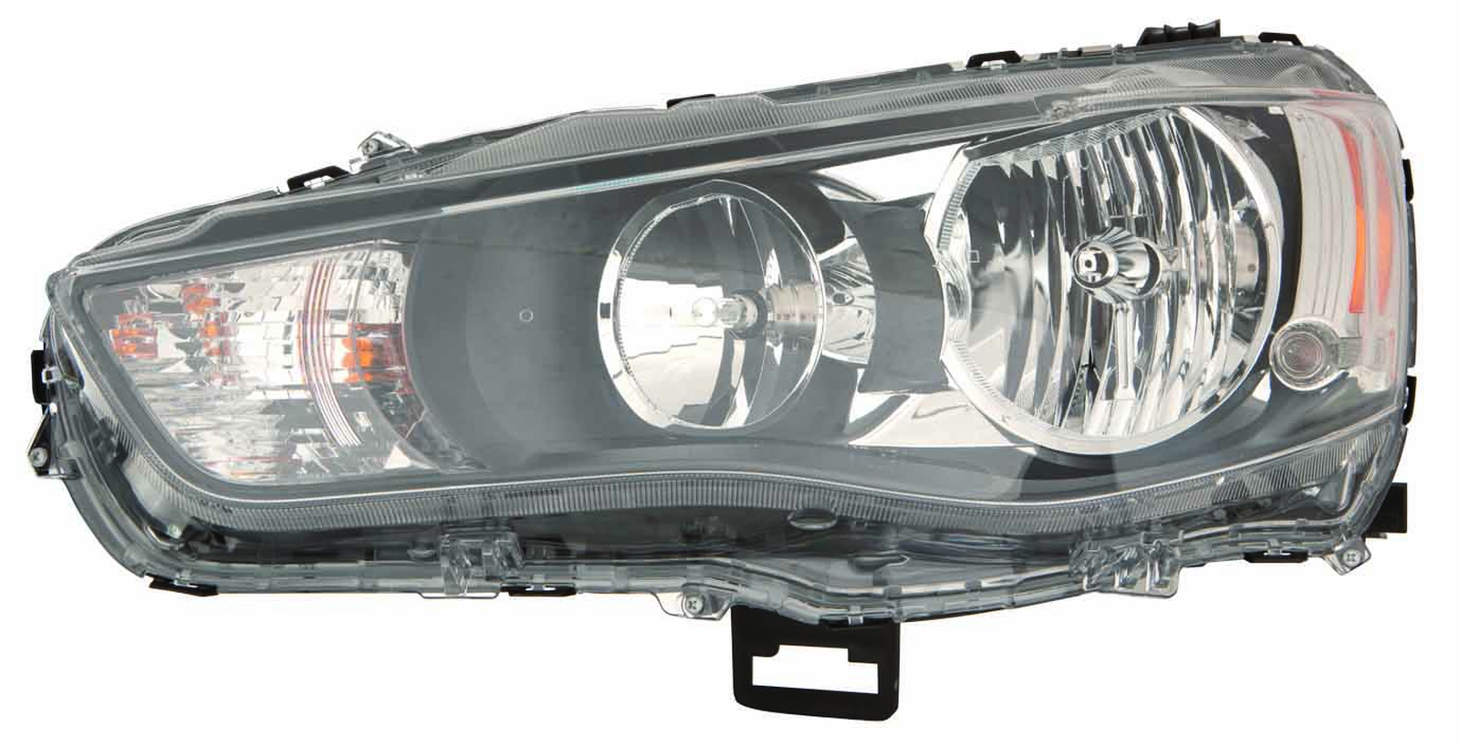 MI2502157 mitsubishi outlander 2010 2013 left headlight halogen exclude sports hq mi250215 1