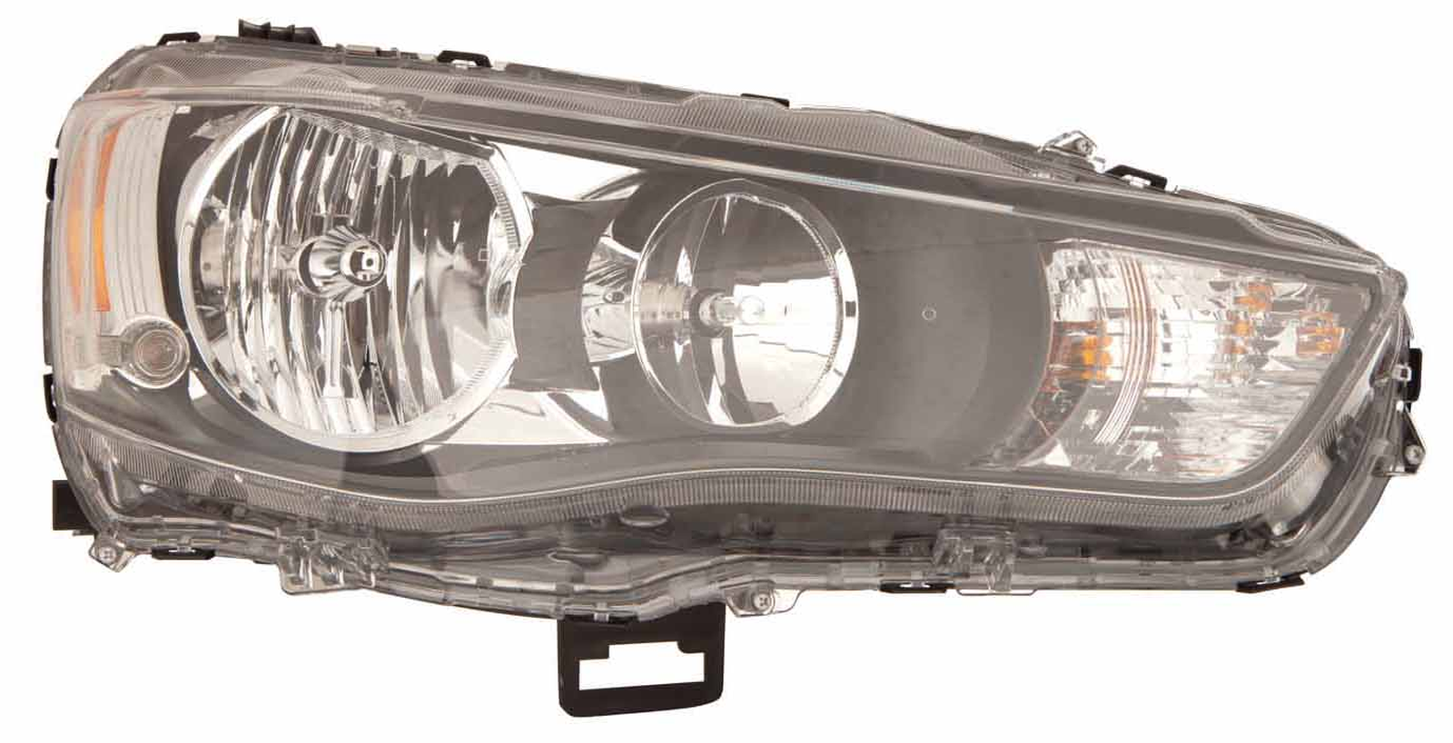 MI2503157 mitsubishi outlander 2010 2013 right headlight halogen exclude sports hq mi25031 1