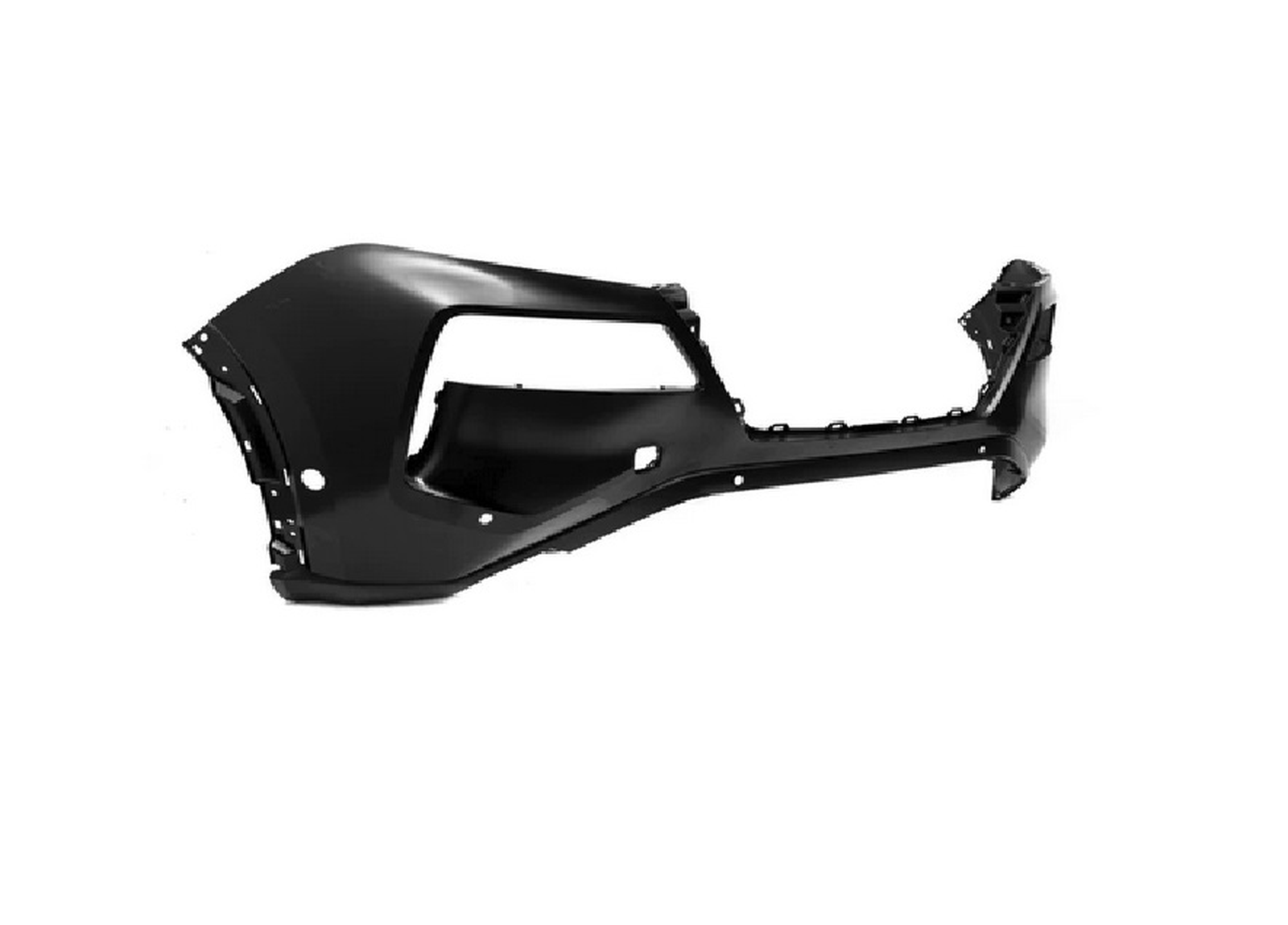 NI1000342 nissan rogue 2021 2023 bumper front primed with 6 park assist sensor holes japan 1
