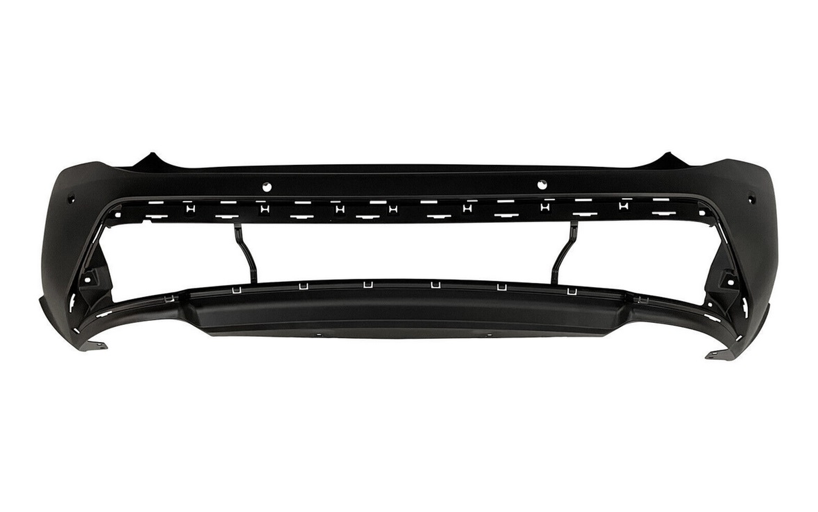 NI1100342 nissan rogue 2021 2023 bumper rear textured black with sensor us built ni1100342 1