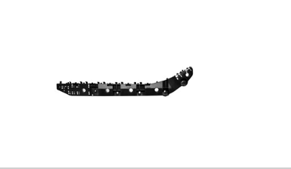 NISSAN MURANO 2015-2024 — REAR OUTER BUMPER SUPPORT LH; PLASTIC; 2015-2024