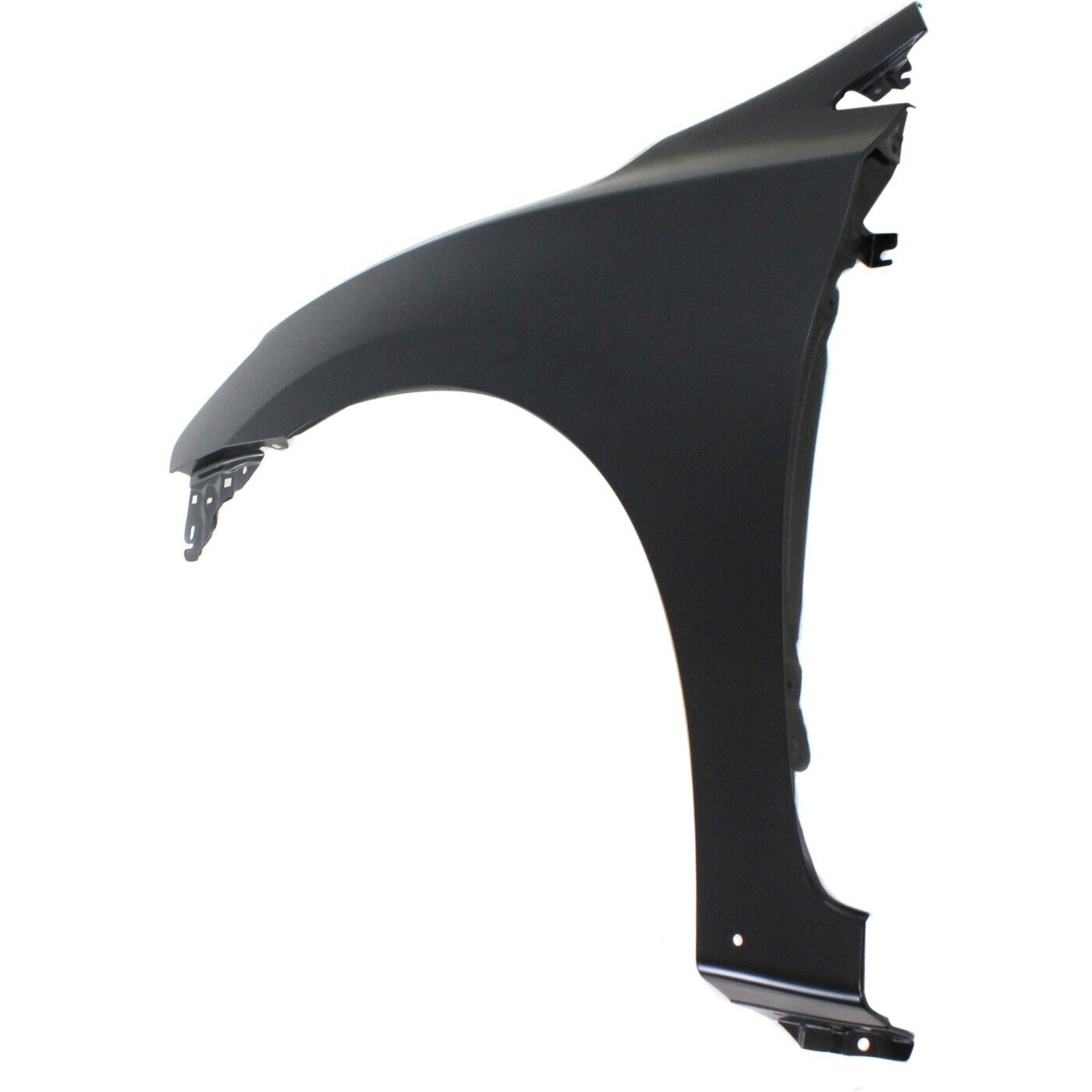 NI1240206 nissan sentra 2013 2015 front left fender without side lamp hole with moulding h 3
